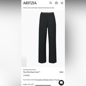 Aritzia Effortless Pants size 00